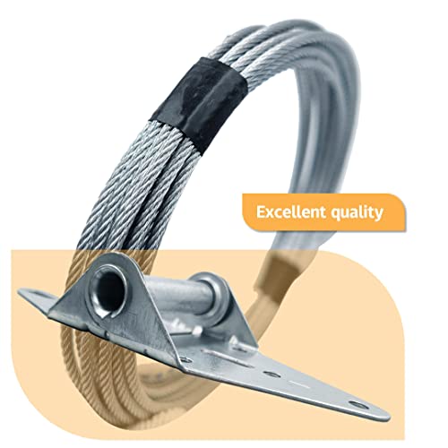 Lajiaoz Garage Door Hinge Roller Bracket/Track Kit/Wire Rollers Green Hinges Sytems Roll Up Door Spings(16 X 8" Height Double Garage Doors) #TOP6