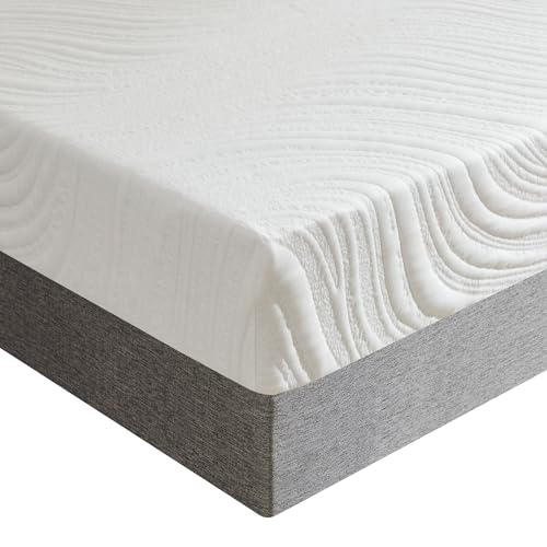 Twirest Einzelmatratze, Memory-Schaum-Matratze, mittelfest, atmungsaktiv, gestrickt, weiches und hautfreundliches Tuch, Matratze in einer Box (90 x 190 x 20 cm)