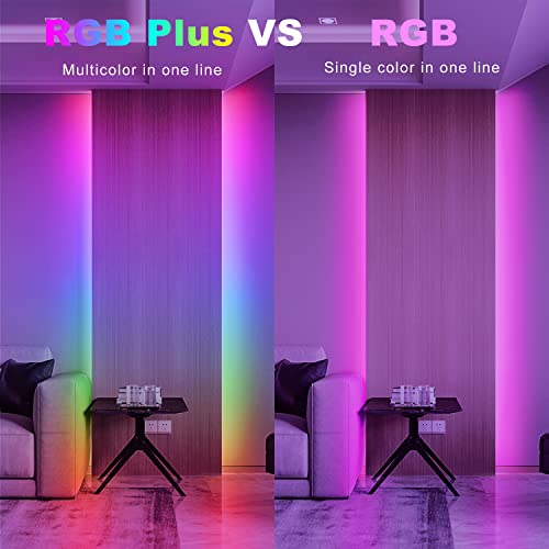 Daybetter Rgb Smart Ic Led Strip Lights, Led Lights With Built-In Ic Chips, App-Control, Flexible Dream Color Lights For Bedroom, Holiday Decor thumb #2