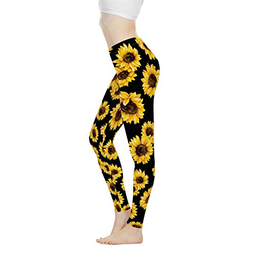 Belidome sunflower stylish women yoga pants for women high waist …