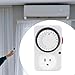 Amagogo Timing Socket Mechanical Timer Switch Outlet Intelligent PC Material Plug with Quiet And Energy Saving Suitable for Kitchen Home Office
