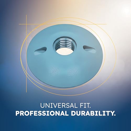 Crowne Tools Plastic Grinder Nip Nut – Non-Marking Impact-Resistant Acetal Nut, 5/8\"-11 Thread for Angle Grinder Precision Cuts - 2-Pack, Blue - Thumbnail 6
