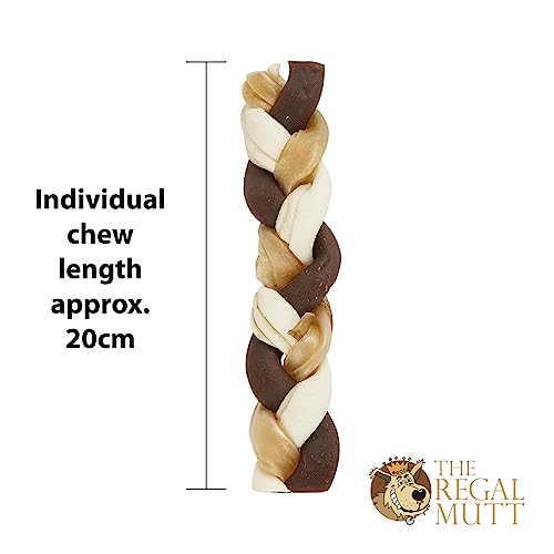 The Regal Mutt - Small Braid Chews - 1kg Bag, Light Brown, 1 kg (Pack of 1) - Image 4