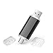 Produktbild USB Stick 32GB, 2-in-1 USB C Stick 32 GB Type C OTG Speicherstick USB 2.0 Flash Drive Memory Stick Pen Drive (Schwarz)