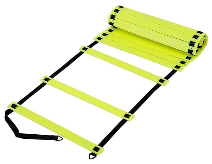 KGE Adjustable Agility Ladder for Speed Training, Football, Cricket & Fitness Workout | Durable Plastic Rungs with Nylon Straps | Indoor Outdoor Exercise Ladder with Carry Bag-image-22