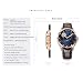 Imagen de agelocer Reloj mecánico automático de fase lunar para hombre