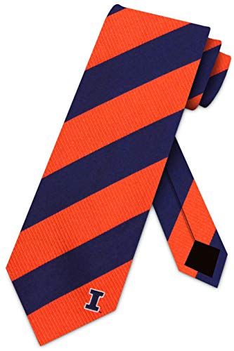 Illinois Illini Regiment Woven Silk Tie