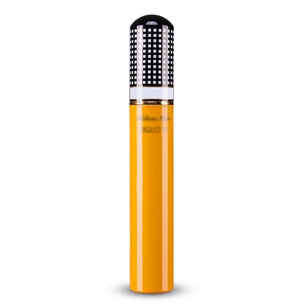 MRKU Scatole per sigari, umidificatori, Tubo umidificatore da Viaggio per sigari, Custodia Portatile per sigari Singoli, Porta sigari Tascabile in Acciaio Inossidabile, Uomo