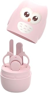 FRCOLOR Conjunto De 4 Peças De Lixa De Unhas Infantil Terno Infantil Ternos Para Bebês Cortador De Unhas Tesoura Para Crianças Cortador De Manicure Para Bebês Cortador De Unhas