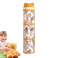 Organisateur Peluche Décoratif Tube De Rangement Pour Peluches - Organisateur Vertical Transparent Économiseur D'Espace Pour Chambre Rangement économie Espace Chambre