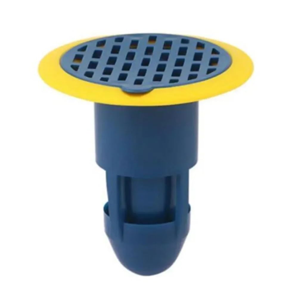 Jobaojiang Blue Bath Shower Floor Strainer Cover Plug Trap Silicone Sink Bathroom Water Drain Filter(Blue)