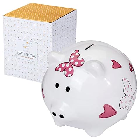 Spotted Dog Gift Company Piggy Bank for All Ages Cover