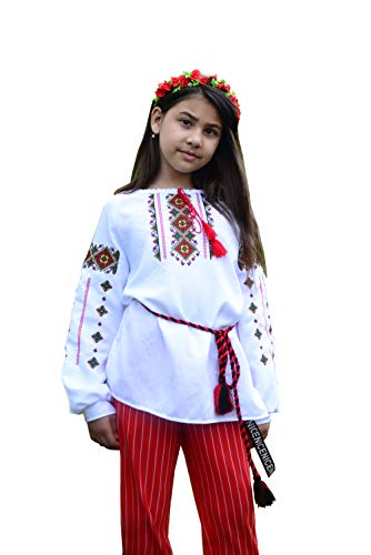 Chemisier folk ukrainien brodé blanc : finis les hauts de fête inconfortables
