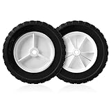 Ecreban 72-108 Wheels for Oregon, 8 Inch Universal Wheels Tires for Lawn Mower, BBQ Grills, Radio Flyer Wagon, Hand Truck, Utility Cart, Snowblower, 2 Pack