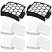 Colorfullife 6 Pack Filters for Shark Rocket DuoClean HV380, HV380W, HV381, HV382, HV383, HV384Q, 6 pre-Filters and 6 Post-Filters, Replace Part XFFH380 XPSTFH380
