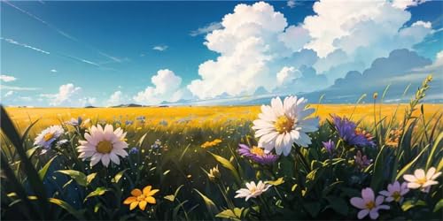Grand format diamond painting anti-stress pour adulte broderie point de croix paysage 5D