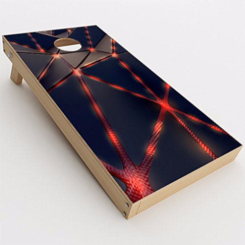 itsaskin1 Skin Decal Vinyl Wrap for Cornhole Game Board Bag Toss (2xpcs.) / Retro Abstract Art