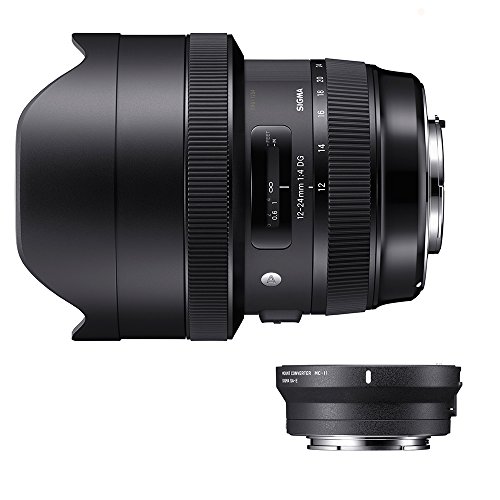 Sigma 205954_89E965 - Kit 12-24 mm F/4 Art EOS + MC-11, Color Negro