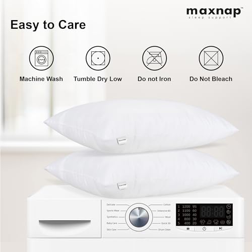 Image of Fresh Comfort Pillow | Sleeping Pillow | Bed Pillow | (17x27) inches | (43x69) cm | Made of Hollow Polyester Fiber | Swiss Cotton Fabric | Pillow Set of 1