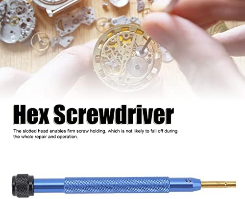 Miniatura 2 de Garosa Destornillador de reloj a prueba de manipulaciones, herramienta de reparación de reloj, herramienta de controlador para quitar el movimiento,