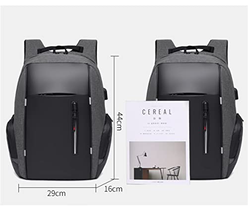 Sac à dos étanche multifonction homme gris taille M port USB