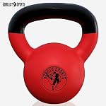 GORILLA SPORTS® Kettlebell - 2-32 kg Gewichte, Einzeln/Set, Gusseisen, Vinyl Beschichtung, Bodenschonende - Kugelhantel, Schwunghantel, Kugelgewicht, Rundgewichte für Fitness, Gym, Krafttraining – Bild 2