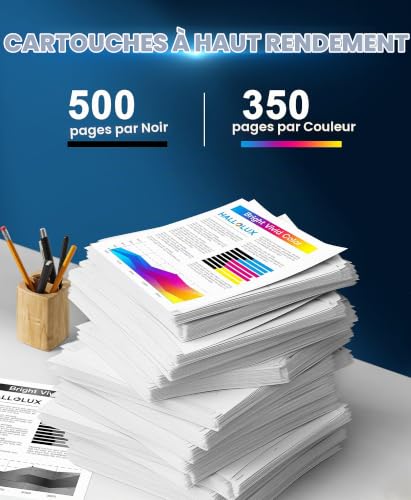 HALLOLUX pour 604XL Cartouches d'encre pour XP-2200 XP-2205 XP-3200 XP-4200 – vue 3