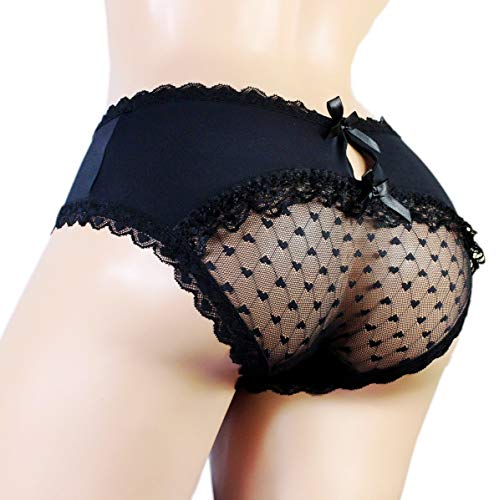 aishani Men's Lace Underwear Bikini Briefs Panties Stitched Comfy Pouch3