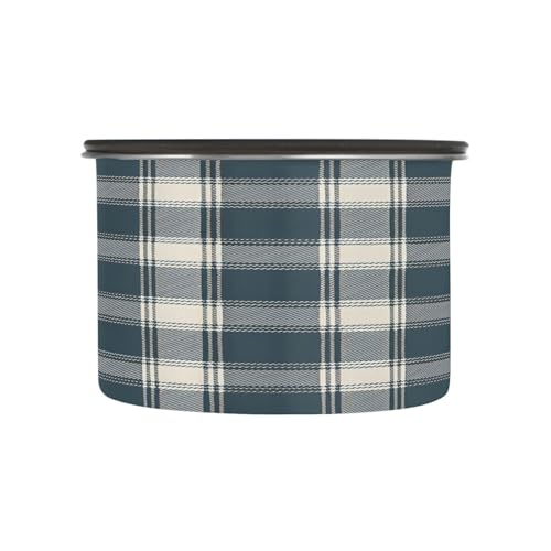 Envase Retro Azul para Café Hermético Acero Inoxidable 17 oz