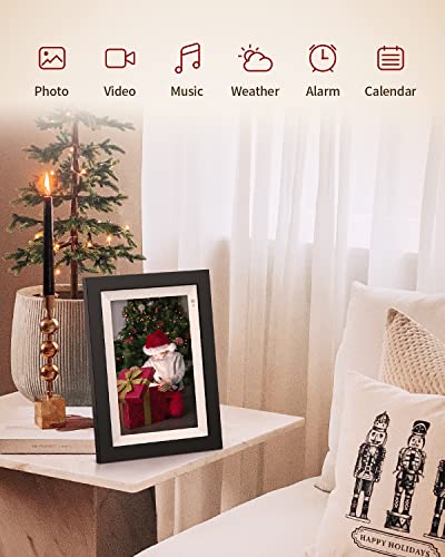 Digital Picture Frame, Moolink 10.1 Inch Wifi Digital Photo Frame With Touch Screen, Hd Display, 16Gb Storage, Smart Electronic Picture Frame Shares Photos Via Email, App, Usb Drive, Sd Card #TOP5