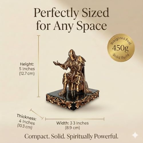Image of Pen Holder Sculpture Eco PLA Water Resistant Scratch Resistant Desk Organizer 5x4x3 Inches Satin Silk Metallic Finish Armour Decorative Tool Stand (Copper - Pitch Black Marble)