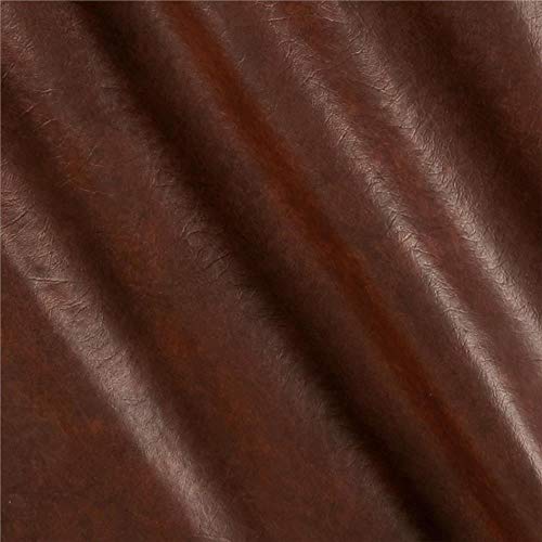 Plastex Faux Leather Buffalo, Yard, Brown Print