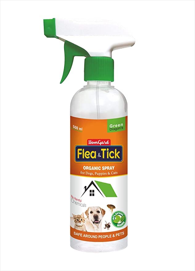 Natural & Organic | Flea & Tick Spray for Dogs, Puppies and Cats | 0% Chemicals 100% Effective