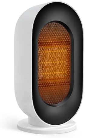 LAOGOT セラミックヒーター 小型 400W/600W 足元ヒーター 速暖 電気ストーブ 省エネ 静音 セラミックファンヒータ...