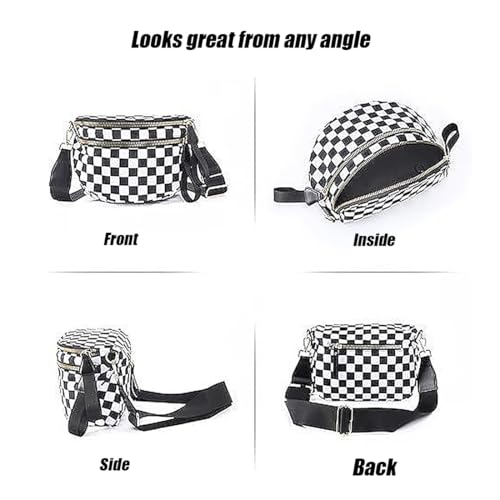 Elysir Crossbody Bag, Large Capacity Waterproof Bum Bag, Adjustable Shoulder Strap Crossbody Purses for Travel and Everyday4