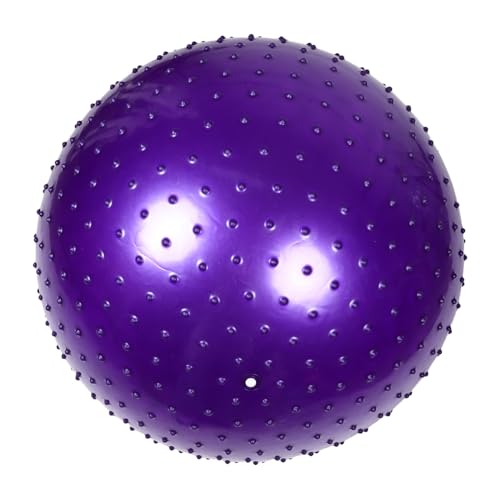 BCOATH Yoga Exercise Ball Spikes Portable Stability Ball for Sensory Training Boys and Girls Adults Develop Touch Balance Coordination
