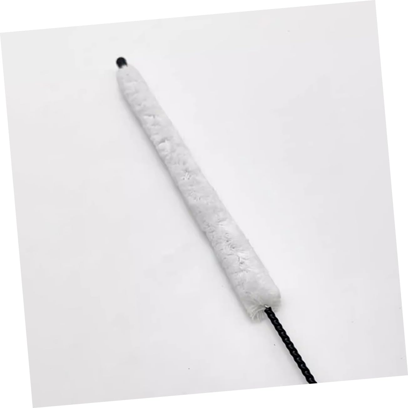 Hemobllo Cepillo de Limpieza y Mantenimiento de Instrumentos Musicales y Varilla de Hierro Hilo de Algodón Adecuado para Cuidado Interior para Flauta Reutilizable