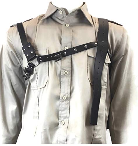 ASH Williams Holster Harness Evil Dead Costume Props Shotgun Shoulder Strap Brown