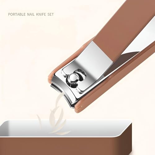 Image of Premium Nail Clipper Kit - Stainless Steel Manicure & Pedicure Set - Nail Care Tools for Hand & Feet - Includes Clippers, Cuticle Trimmers, File, Tweezers for Facial, Hand & Foot Care