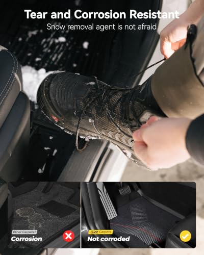 Image of 3W 10PCS Floor Mats for Tesla Model Y Juniper 2025 2026 Star Trails Carpets