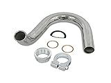 Krümmer + Krümmermutter Set Tuning Ø32mm** SR50, SR80 chrom
