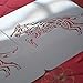 XUAN YANG 2PCS 12X12 Inches Norse Viking Wolf Stencils Reusable Wolf Art Painting Templates Stencil for Wood Wall Furniture Crafts 0.3mm(12mil)