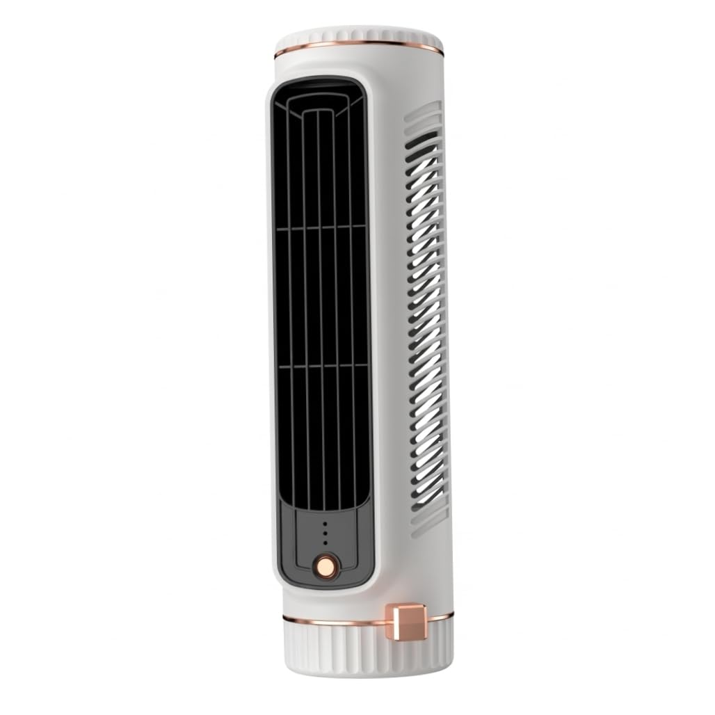Condizionatore a torre, mini ventilatore a torre portatile senza lama CA, circolazione dell'aria 3D, mini unità CA con funzionamento silenzioso per camera da letto, condizionatore bianco