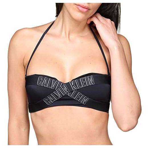 Calvin Klein Bandeau-RP Reggiseno Bikini, Nero (Pvh Black 094), Unica (Taglia Produttore: Medium) Donna