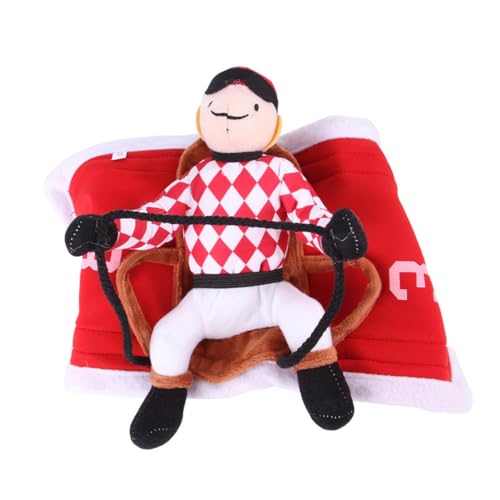 Disfraz para Perro Ropa de Carreras Rojo Talla M