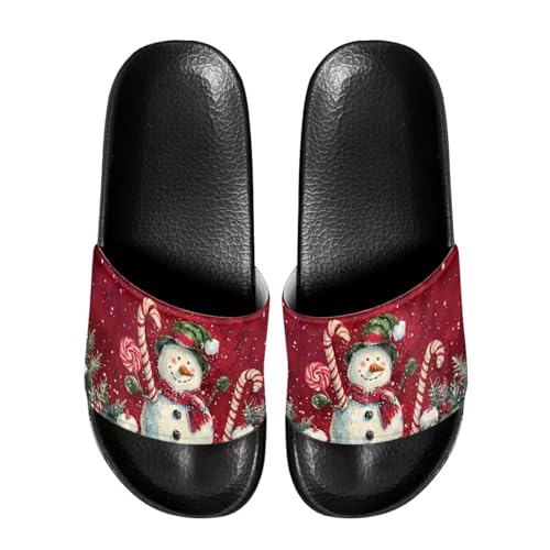 Slippers for Women Non-Slip Single Band Slide Sandals Open Toe Soft Sole Flat Sandals