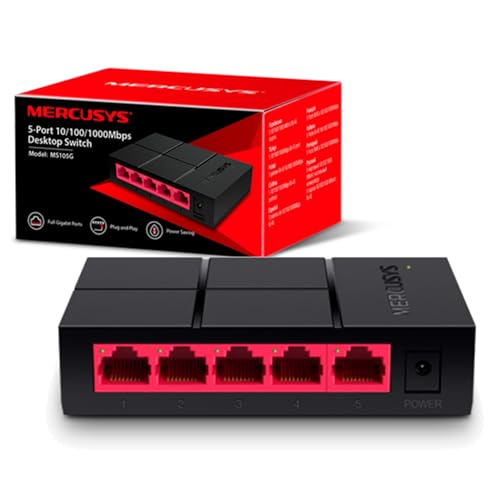 MERCUSYS 5-Port Gigabit Ethernet Switch (MS105G)