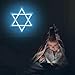 Star of David Neon Sign, Attivolife Hanukkah Decorations Jewish Star Shape Neon Light, LED Wall Decor for Home Office, Housewarming Birthday Gifts for Jews Judaism Women