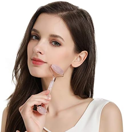 Esmee Beauty and Lifestyle Jade Roller and Gua Sha Facial Tool Set – Anti Aging Face Massager Supports Lymphatic Drainage and Reduces Eye Puffiness and Under-Eye Circles