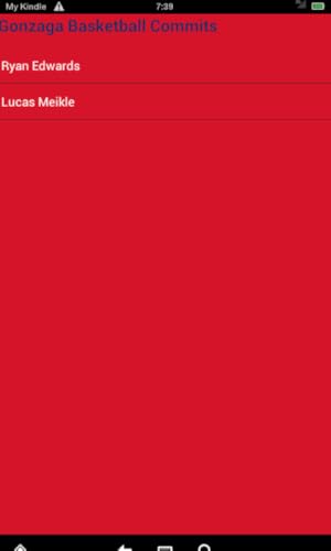 Gonzaga Basketball News(Kindle Tablet Edition)